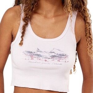 PS/LA Women's Sleeveless Steamboat Springs Colorado Tank Top Size Medium